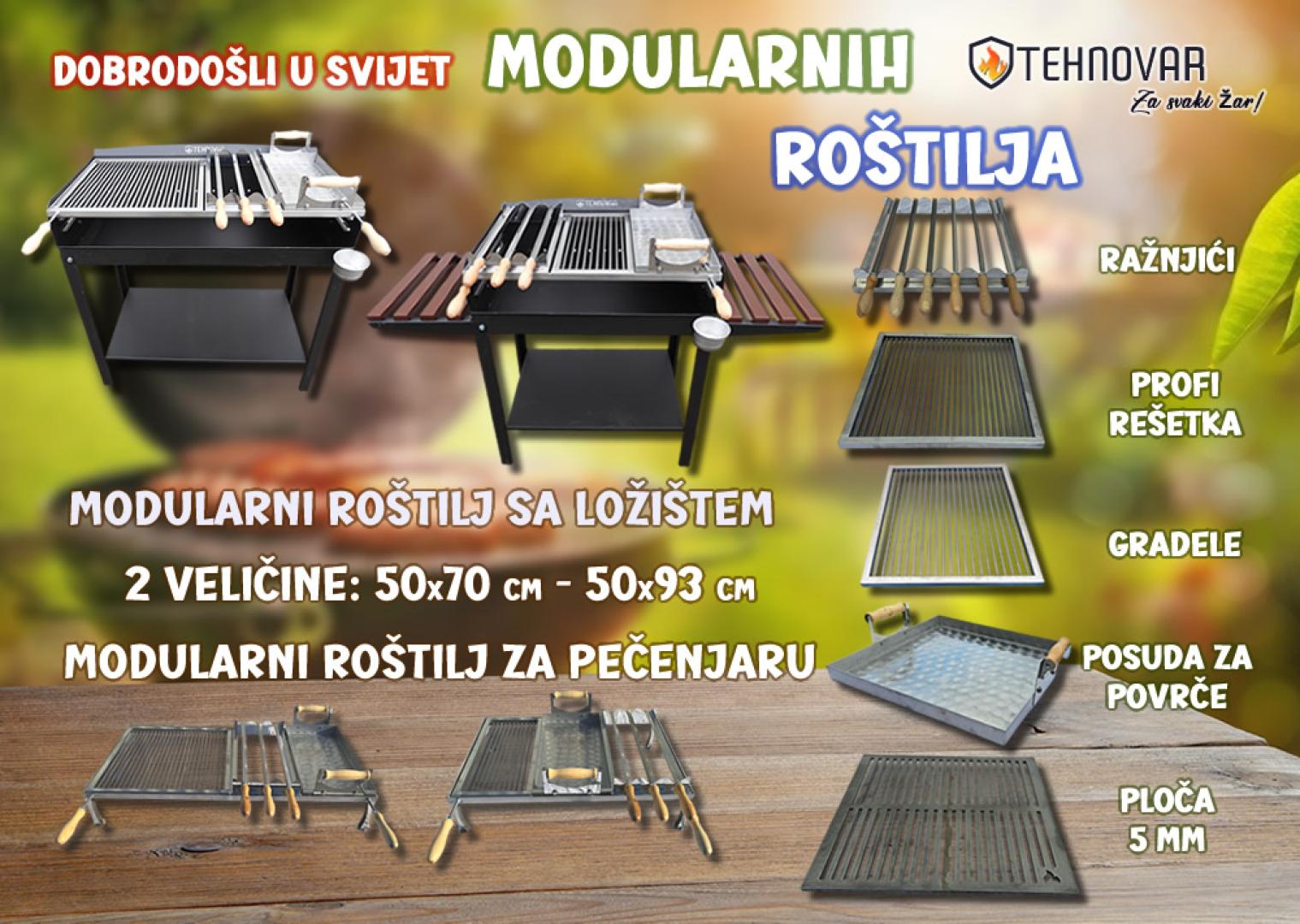 Novo u ponudi: Modularni roštilj