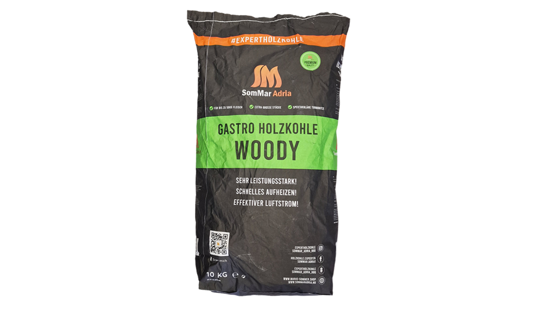 Drveni ugljen - Woody - 10 kg